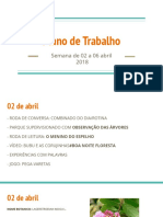 Plano de Trabalho Abril