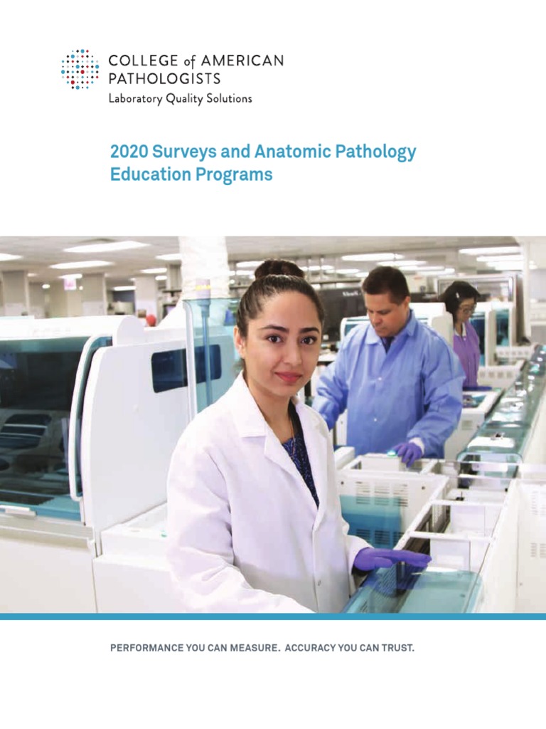 Cap Proficiency Testing Catalog 2020 Catalog Library