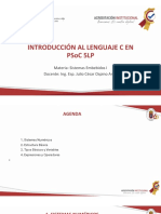 Introducción Al Lenguaje C Psoc 5LP