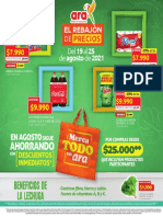 Rebajón de precios en ofertas de alimentos y artículos de aseo