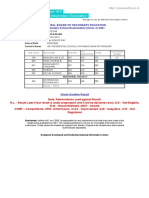 Central Board of Secondary Education Secondary School Examination (Class X) 2021