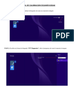 Manual calibración escáner Kodak  caracteres