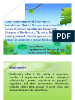Unit 4 Environmental Biodiversity