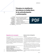 Principios de Rehabilitacion Del Sindrome de Guillain Barre de Las Polirradiculopatias y Polineur