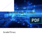 Moral and Ethical Issues Associated With IT Systems