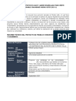 Informe Demostrativo de Avance de Proyecto