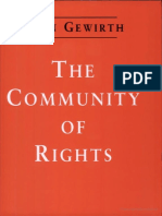 Alan Gewirth - The Community of Rights (1998)