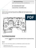 Instrument Panel Chevrolet S10