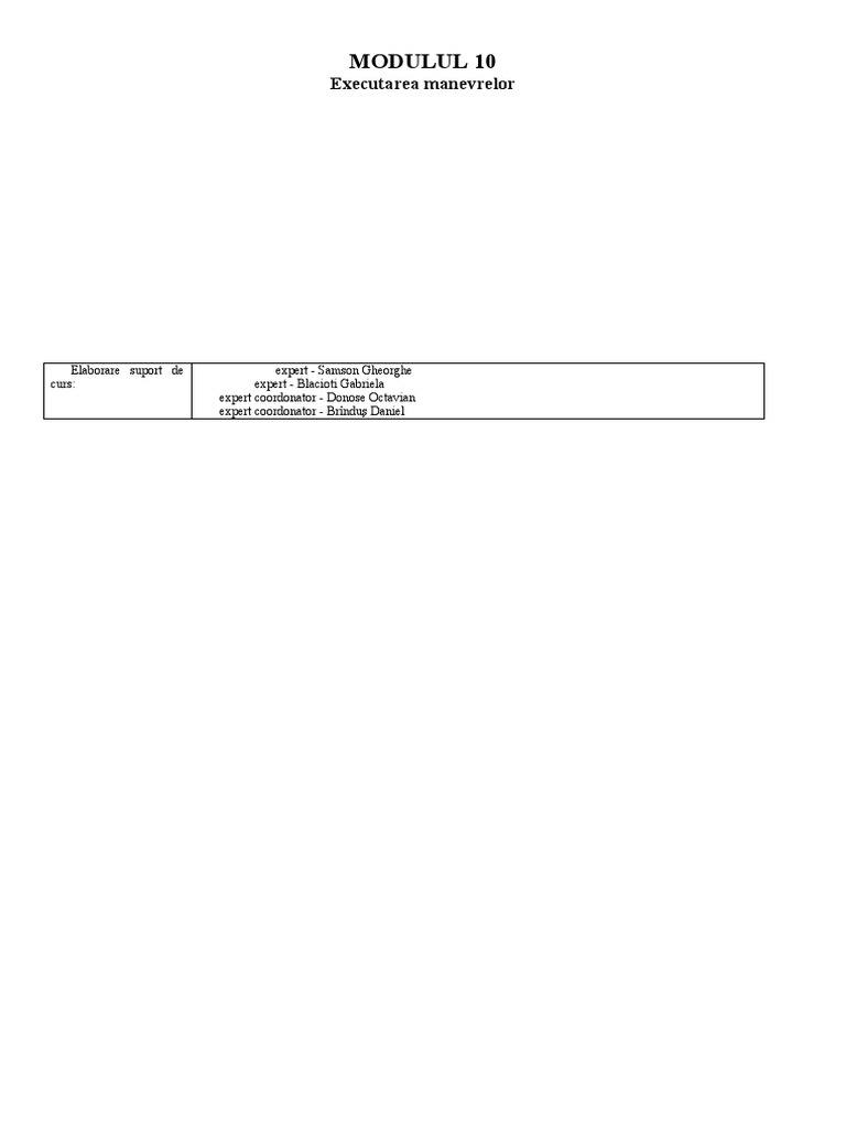 Modulul 10 | PDF