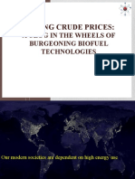Falling Crude Oil Prices - A Clog in The Wheels of Burgeoning Biofuel Technologies