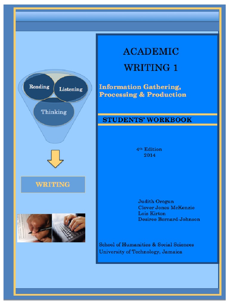 AW1 Workbook 2014 | PDF | Communication | Nonverbal Communication