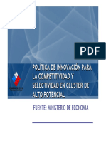 Politica de Innovacion - Chile