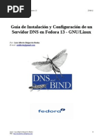 Download Gua de Instalacion y Configuracion de un Servidor DNS en Fedora 13 Linux by Luis Alberto SN53920695 doc pdf