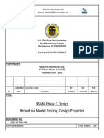 Report Model Test Design Propeller