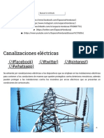 Canalizaciones Eléctricas Tipos y Usos