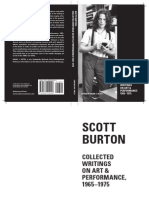 Scott Burton Collected Writings On Art A