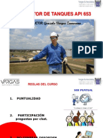 Agenda Del Curso Inspector de Tanques API 653