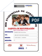 Desarrollo - Ed. Física CARPETA DE RECUPERACIÓN 2 - 4°