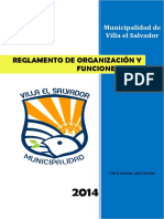 Plan 10122 2015 Reglamento de Organizacion y Funciones