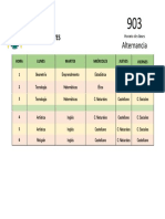 Horario 903 Julio