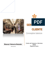 Conceptos básicos del servicio al cliente