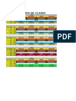 Horario de Clases Preescolar