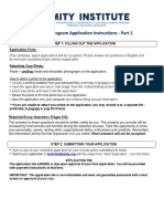 Intern Program Application Instructions - Part 1: Application Form: Step 1: Filling Out The Application