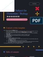 Science Subject For Elementary - 2nd Grade - Biology by Slidesgo