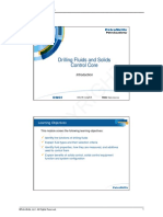 Drilling Fluids and Solids Control Core: Learning Objectives