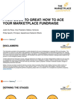 From Good To Great: How To Ace Your Marketplace Fundraise (2021)