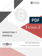 Tema 2. Marketing y Empresa