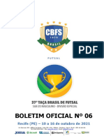 Boletim Oficial N° 06 TBC Sub-20 Masc Esp