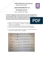 Examen Extraordinario Microbiologia Avanzada