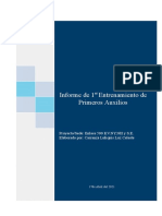 PDI Informe Simulacro Sismo