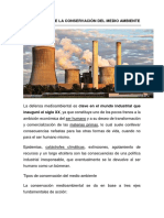 Importancia de Conservación Del Medio Ambiente