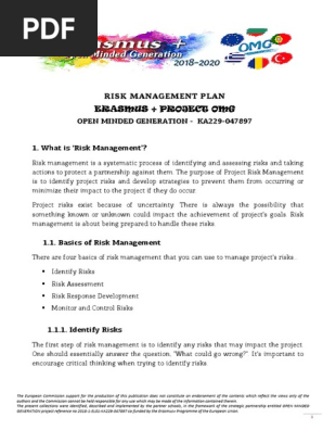 Risk Management Plan