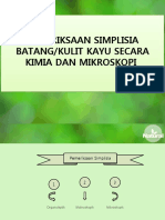 ASISTENSI SIMPLISIA BATANG KULIT KAYU