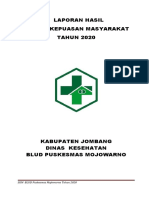 Laporan Hasil SKM Blud PKM Mojowarno 2020