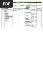 Nursing Care Plan: Date/ Time Assessment Nursing Diagnosis Planning Intervention Evaluatio N