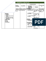 Nursing Care Plan: Date/ Time Assessment Nursing Diagnosis Planning Intervention Evaluatio N