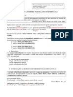 Introdução ao estudo das orações subordinadas