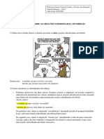 Estudo Das Oraes Subordinadas Adverbiais - Exerccios 2021