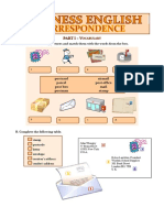 Business English - Correspondence