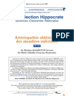 I-9-131-Artériopathie Oblitérante Des Membres Inférieurs