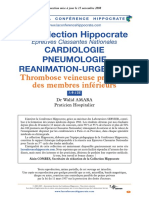 I-9-135-Thrombose veineuse profonde des membres inférieurs