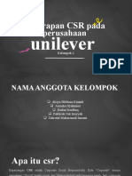 CSR Unilever