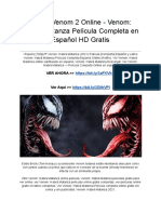 V.E.R) Venom 2 Online - Venom - Habrá Matanza Película Completa en Español HD Gratis