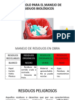 Manejo de Residuos Biológicos