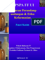 D Regulasi, Pelaksanaan, Dan Pengawasan PRODUKSI Sediaan Farmasi - Alkes