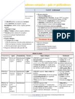 I-7-79-Ectoparasitose Cutanée Gale Et Pédiculose FICHE